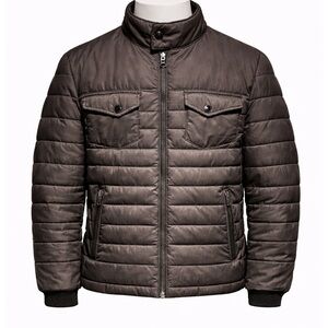 Buffalo David Bitton Dark Gray Puffer Jacket